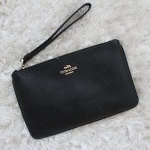Coach Black Wristlet Wallet